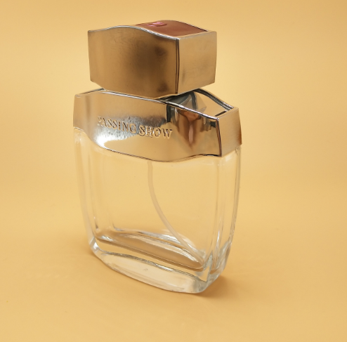 Transparent high-end portable perfume dispenser bottle