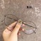 近视眼镜女圆形可配有度数透明素颜网红款韩版潮男士眼睛框架产品图