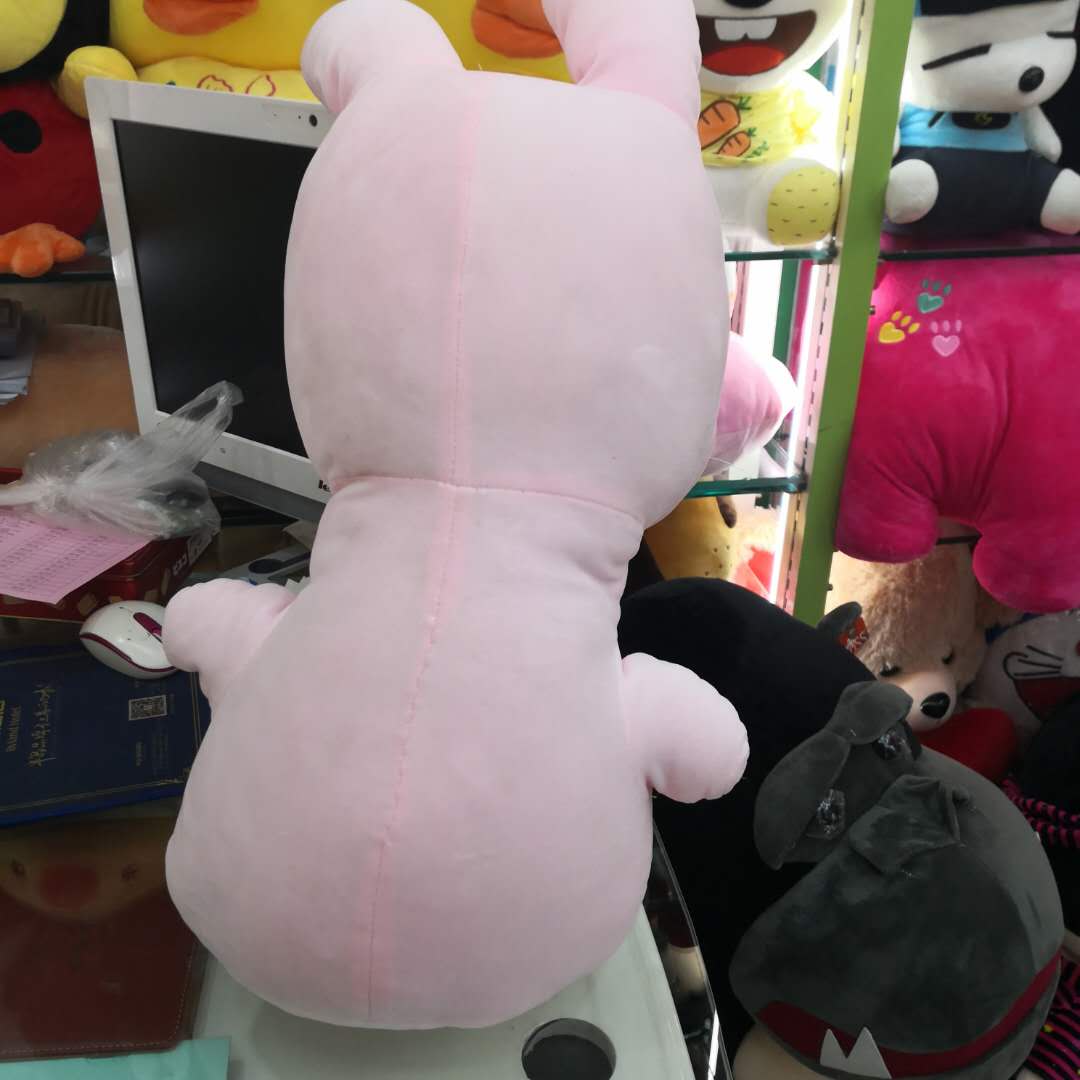 创意毛绒公仔可爱兔子儿童玩具抱枕产品图