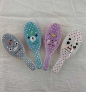 Cartoon long hair, airbag wide curling comb, air cushion comb, head massage comb, large-toothed printed comb, wide-toothed hair care comb pic 1