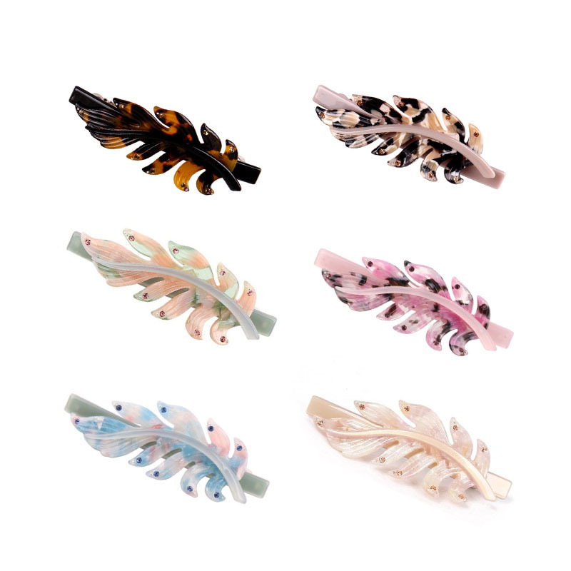 Korean Spring Rhinobar Acetic Acid Sheet Leaf Clip Clip Ponytail Clip Top Clip Clip Clip Clip Clip Clip Clip Clip Clip Clip