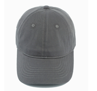 Grey cotton flat cap for lady ins shade baseball cap for man