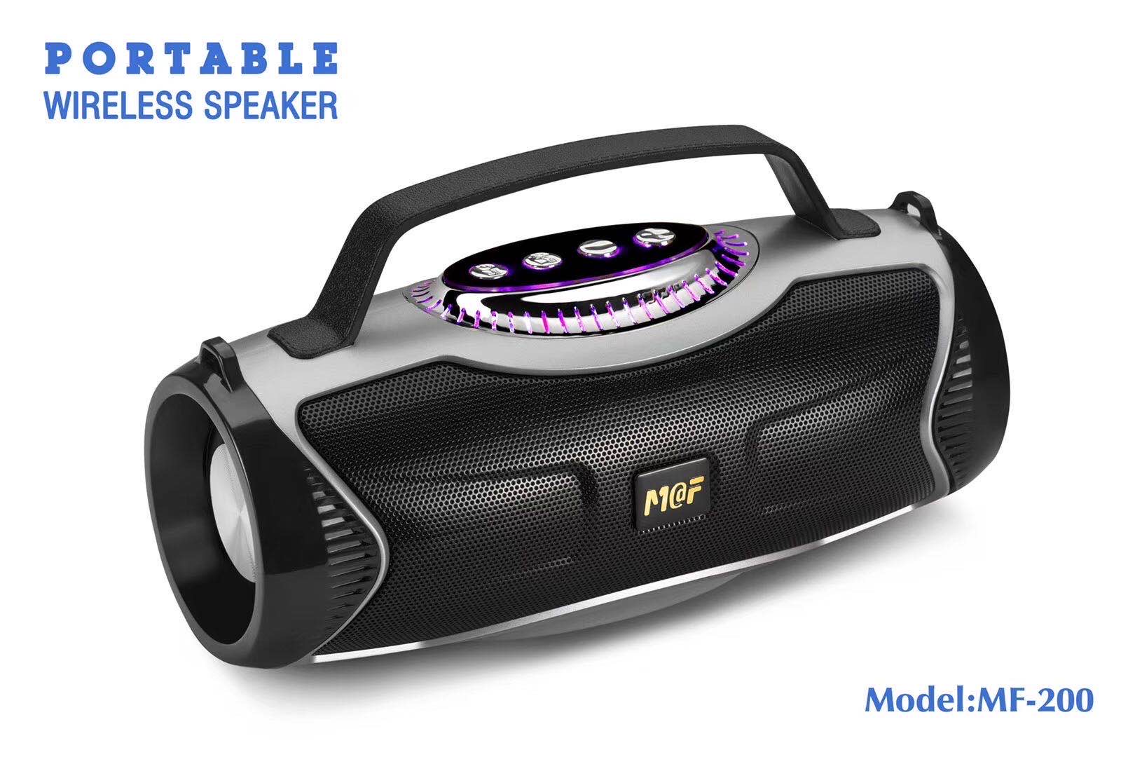 Bluetooth speaker, war drum wireless outlet, bass stereo outdoor speaker Specification image