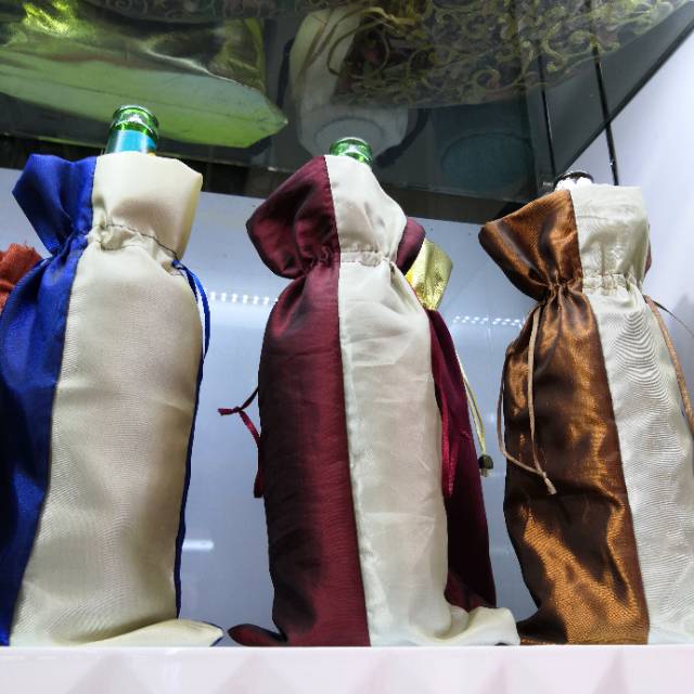 来样定制拼接款双色喜糖袋素色布袋现货批发厂家直销