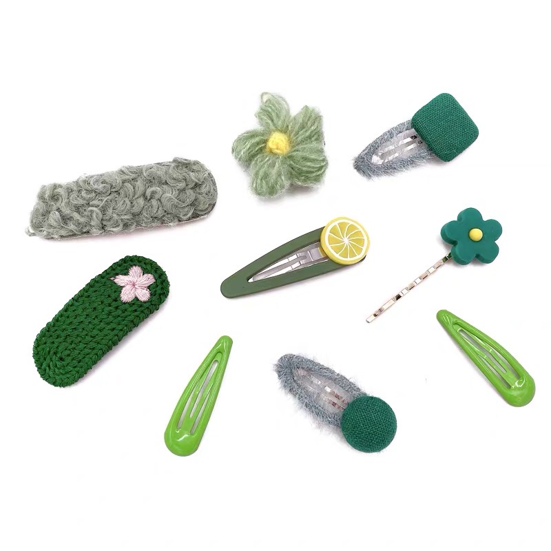 Fresh and clean children's hair clips, seaside hair clips, women's hair clips, leather bands, hair bands, hair clips