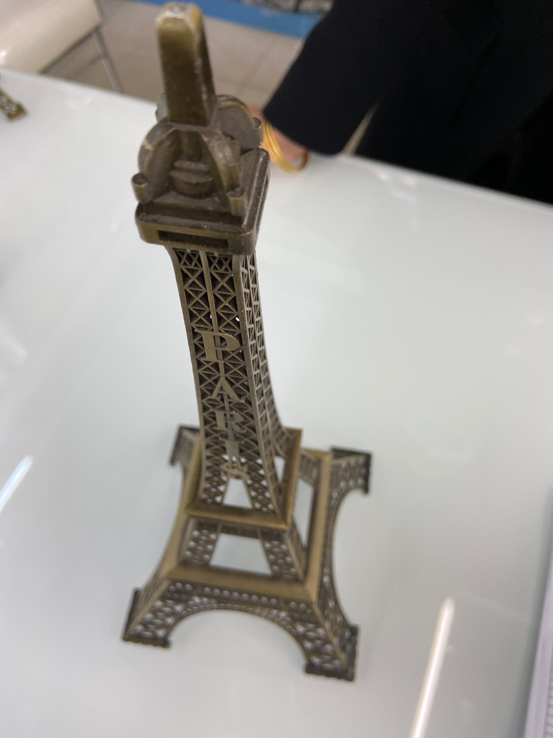 38锌合金铁塔装饰创意摆件饰品五金摆件