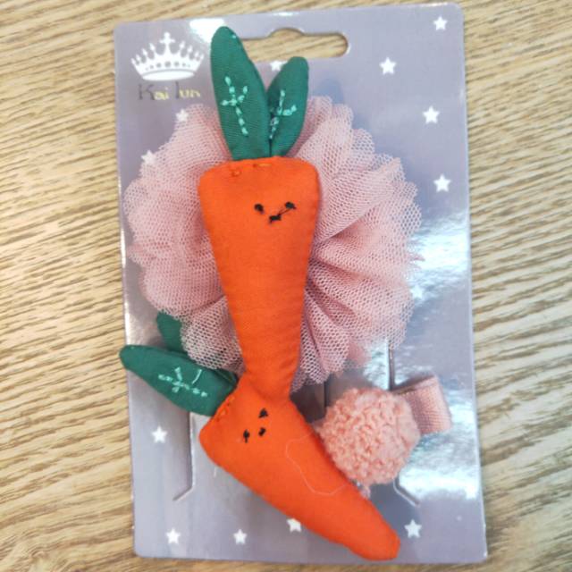 Carrot Hair Clip Headdress Clip Korean Instagram Hair Clip Female Side Clip Girl Net Red Top Clip Bangs Clip Small Clip Korean Version