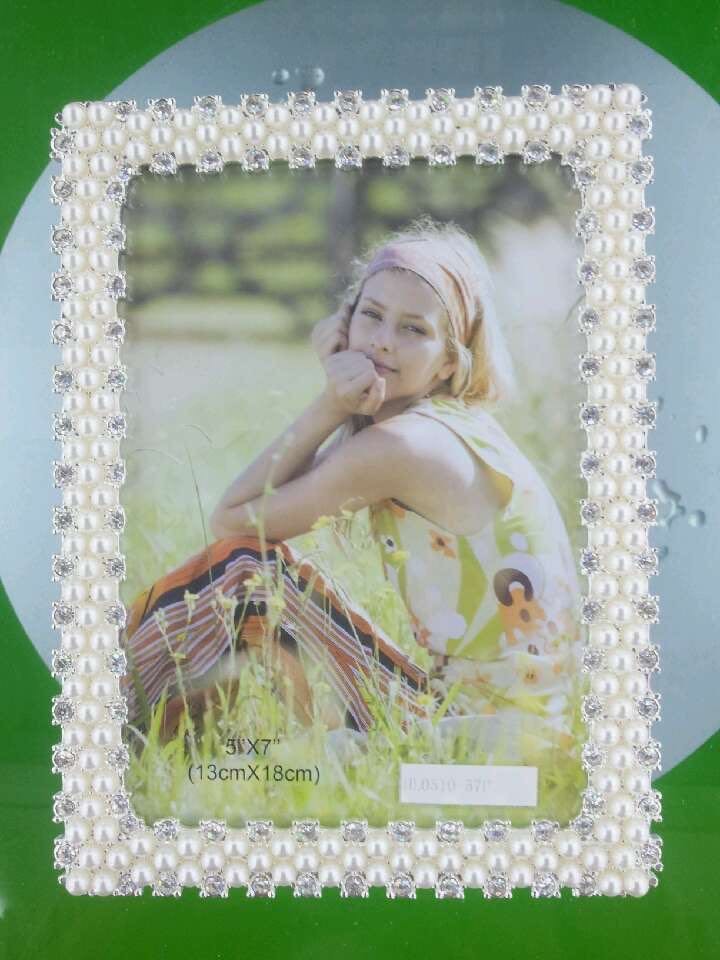 合金珍珠相框家居装饰工艺品摆件礼物礼品