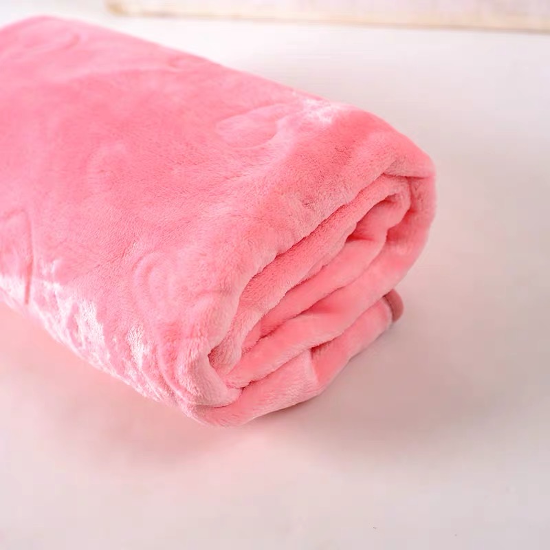 Mei Lian Pure Color Soft And Comfortable Coral Velvet Children's Blanket Manufacturers Direct Sales Explosive Blanket details Picture