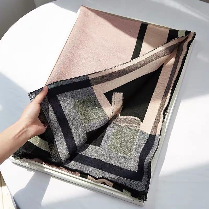 Stylish Casual Scarf Scarf Small Fresh Dual-Purpose Scarf Lady Specification drawing