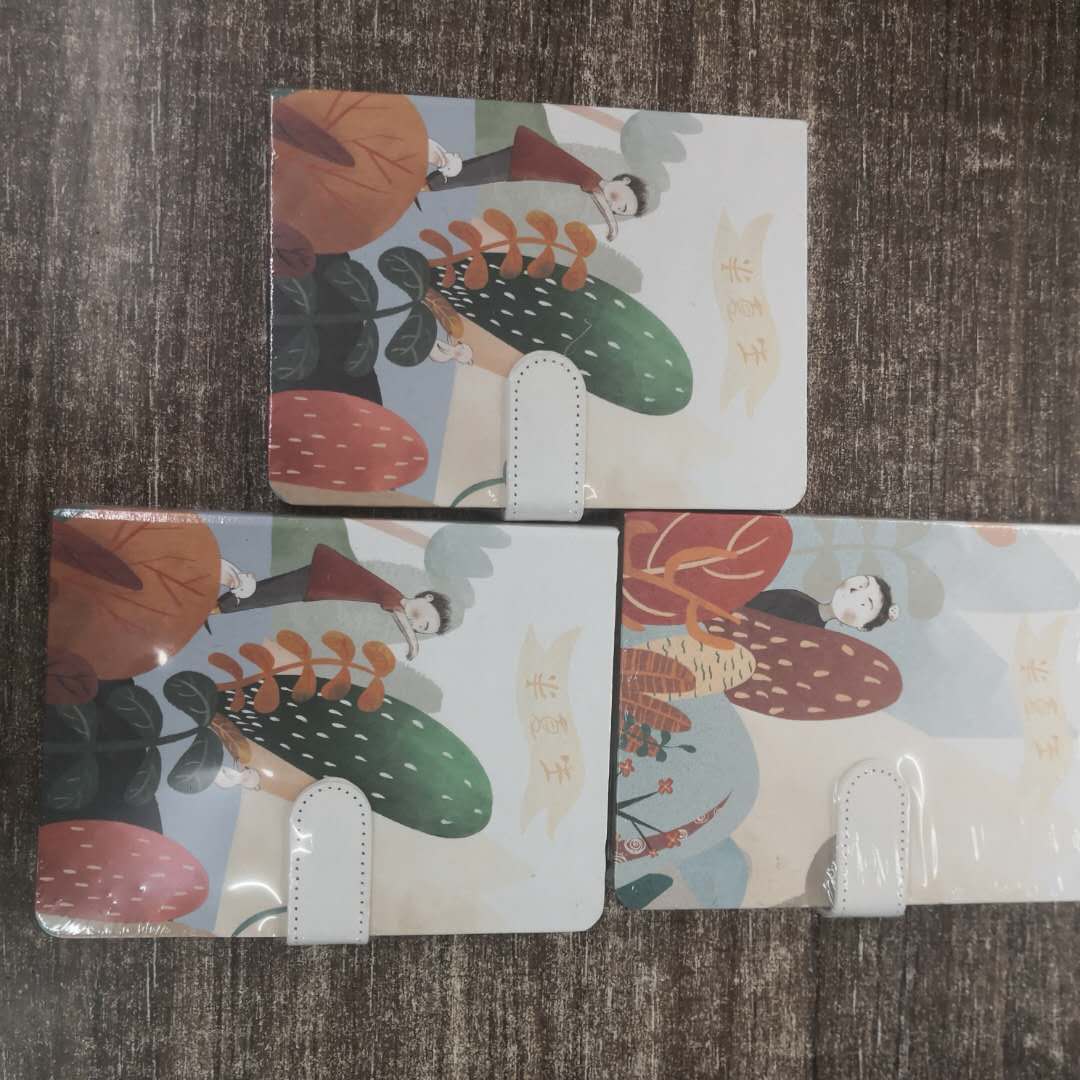 Cute Pinellia sheng healing magnetic clasp notebook Specification image