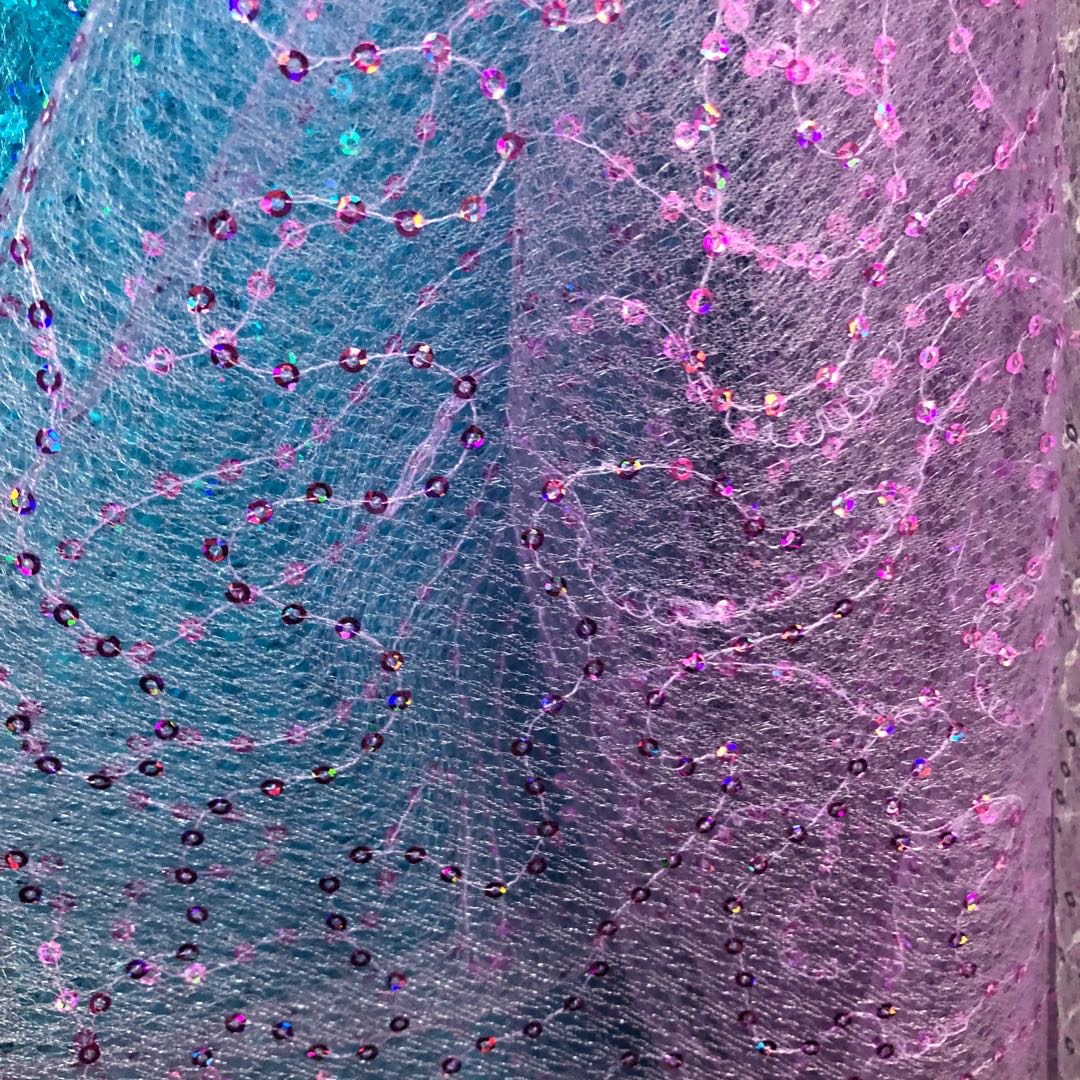 Diamond net maze embroidery mesh fabric, handcrafted fabric, factory direct sales, new season products available for wholesale or retail details Picture
