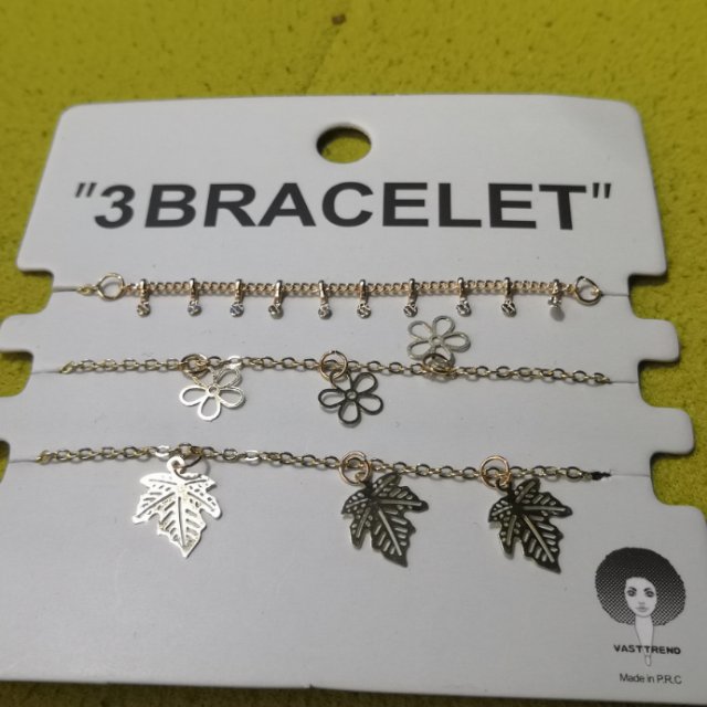 Maple leaf flower plant bracelet, ethnic style and personalized jewelry, exported to Europe and America