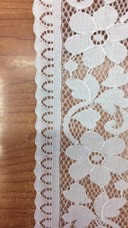 Fujian lace-trimmed clothing and accessories eyelash fabric Benbai Flower edge factory direct sales Specification image