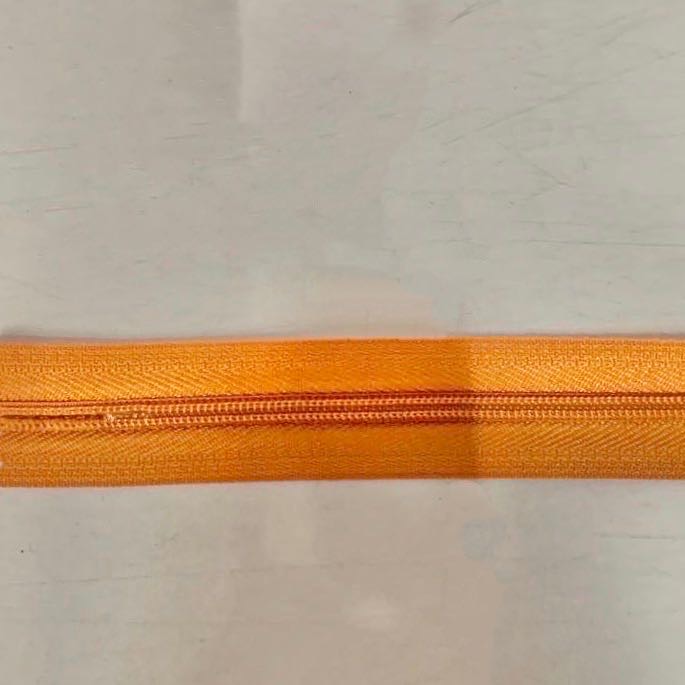 Trousers, front zipper, orange-yellow zipper pants, zipper accessories, nylon zipper, closed short pull lock, clothes Specification image