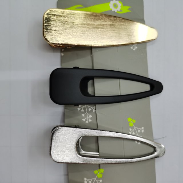 Matte Plating Color Retaining Clip Metal Clip Girls Hair Clip Hair Accessories Specification drawing
