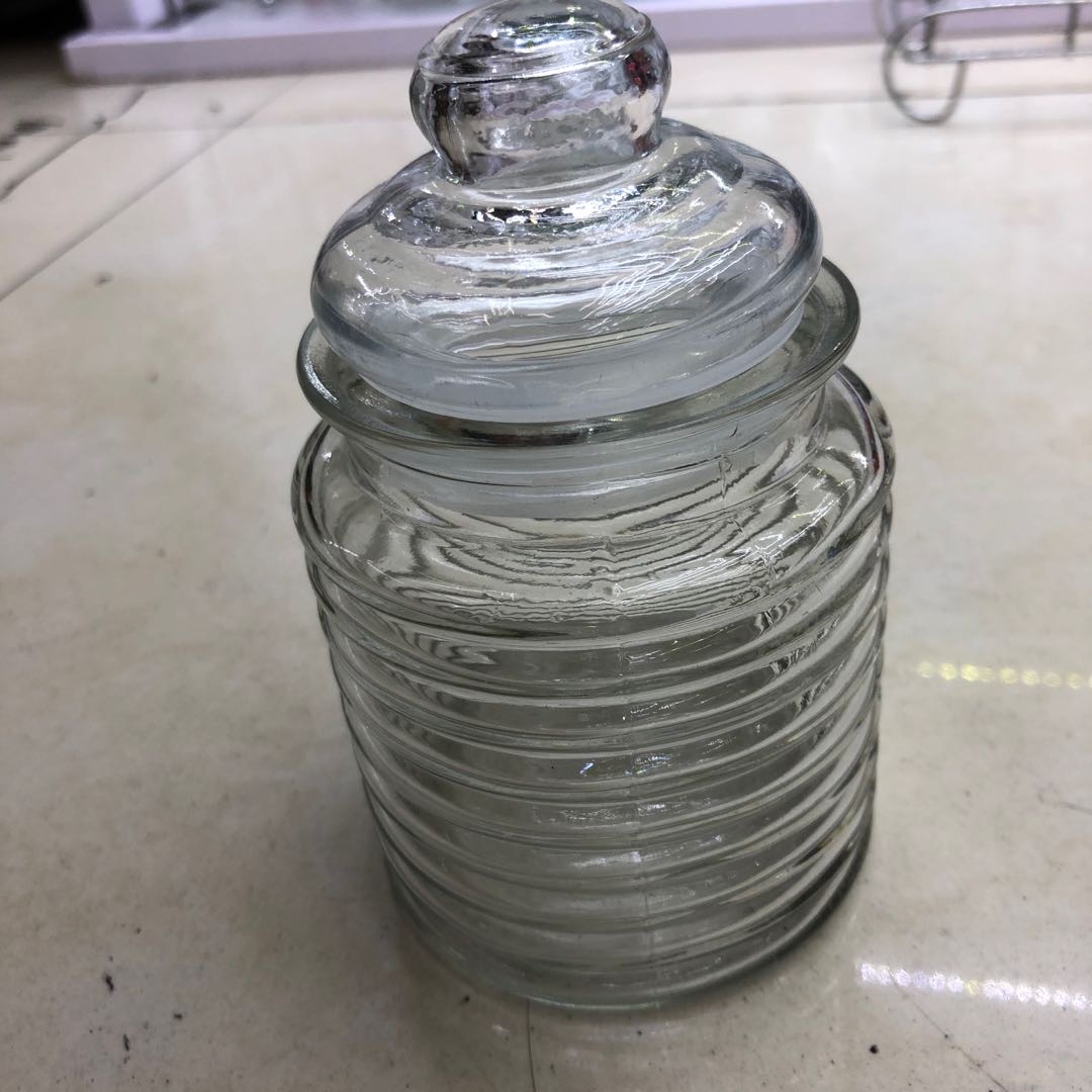 玻璃密封罐玻璃储物罐厨房无铅玻璃罐糖果罐干果储物罐图