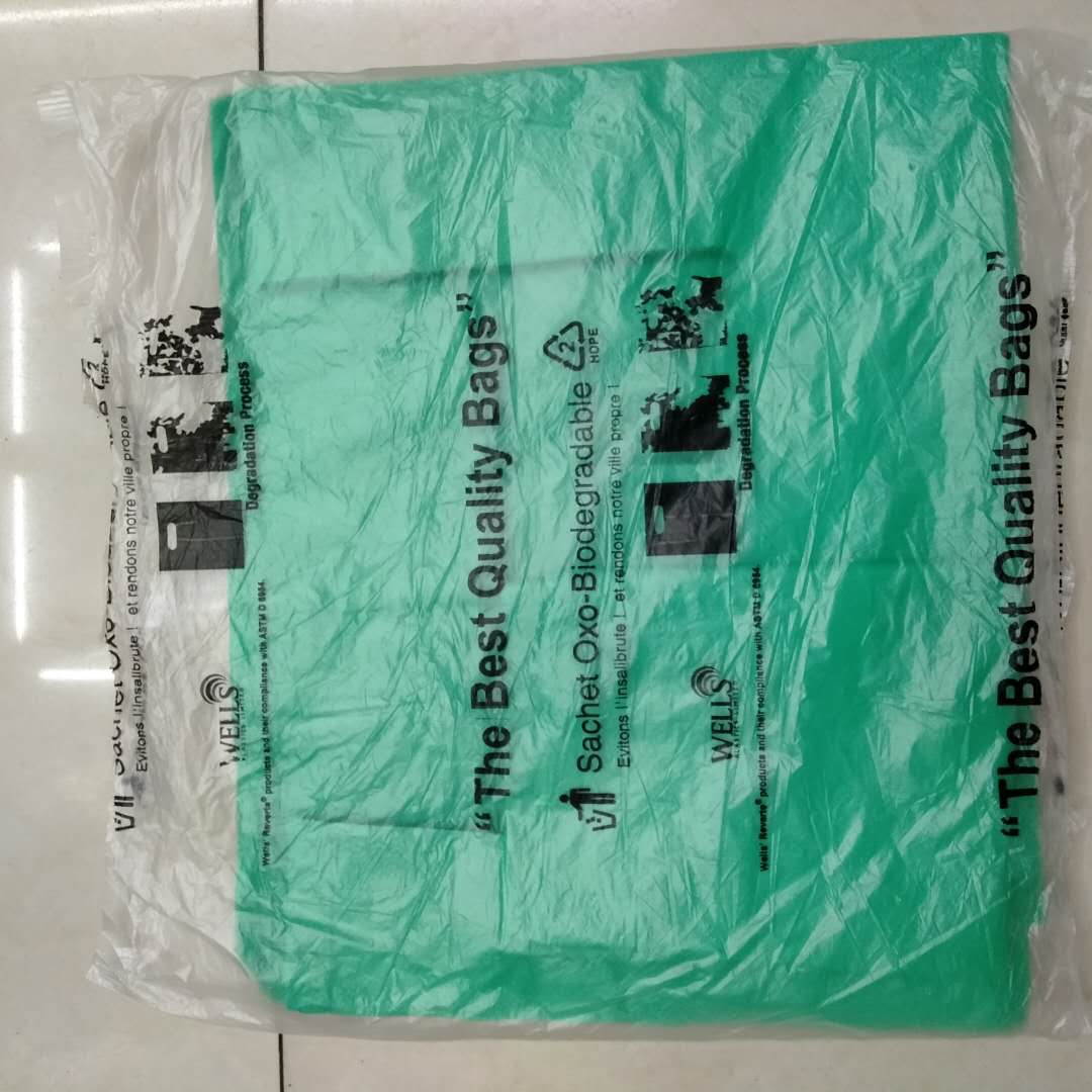 Supermarket shopping portable plastic bags convenient vest bags takeout doggie bag