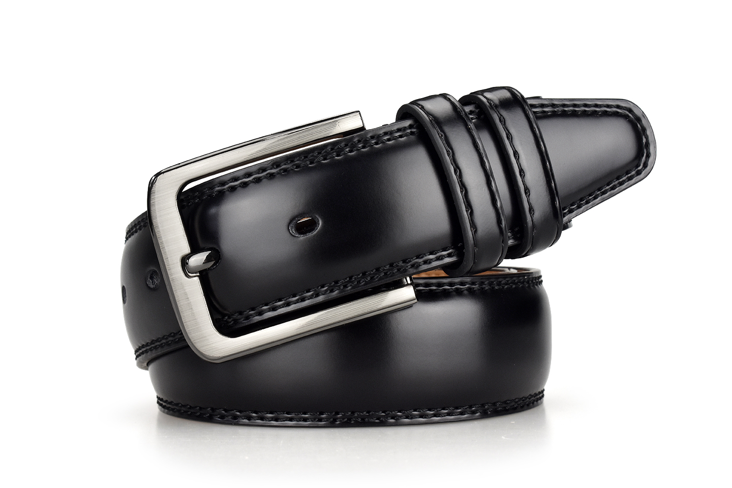 Factory Direct Sales Men's Trend Simple Strong Leather Belt
