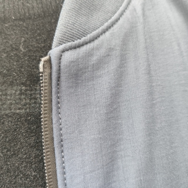 Spring new style coat, stand-up collar jacket, men's embroidered middle-aged casual dad outfit details Picture