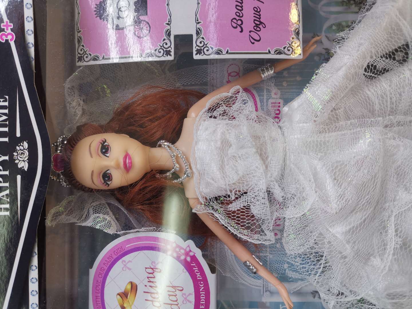 Realistic doll Barbie princess girl doll toy gift box Wedding princess Specification image