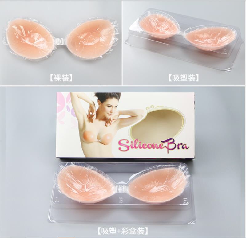 厂家直销新款硅胶文胸隐形聚拢乳贴加厚提拉性感bra胸贴女胸罩产品图