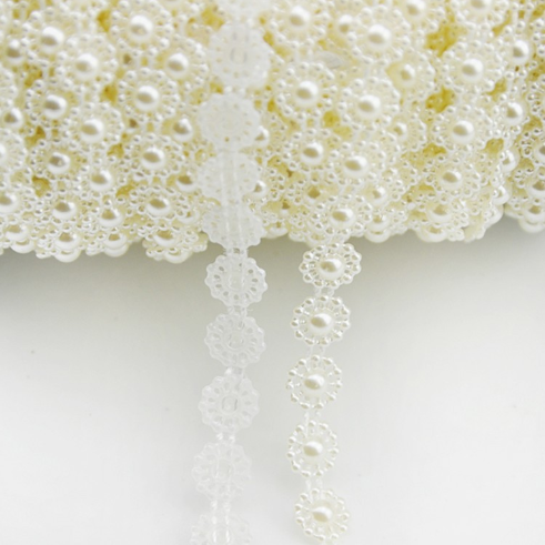 Wedding Decoration Diy Jewelry Bead Chain 10Mm Sunflower Cotton Wire Bead Wholesale Specification drawing