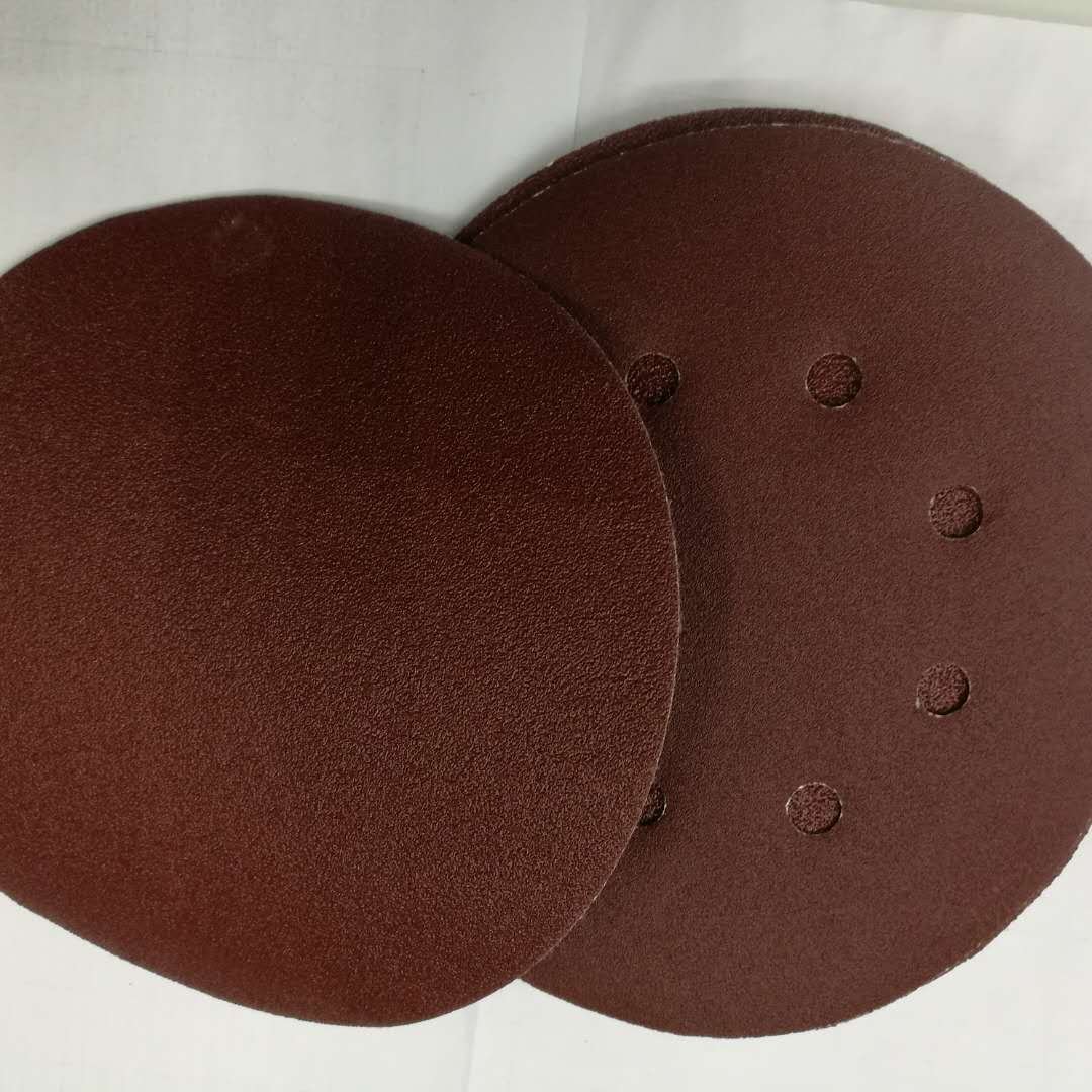 植绒片4/5/7/9寸特价拉绒片砂纸片家具及木制品打磨抛光
