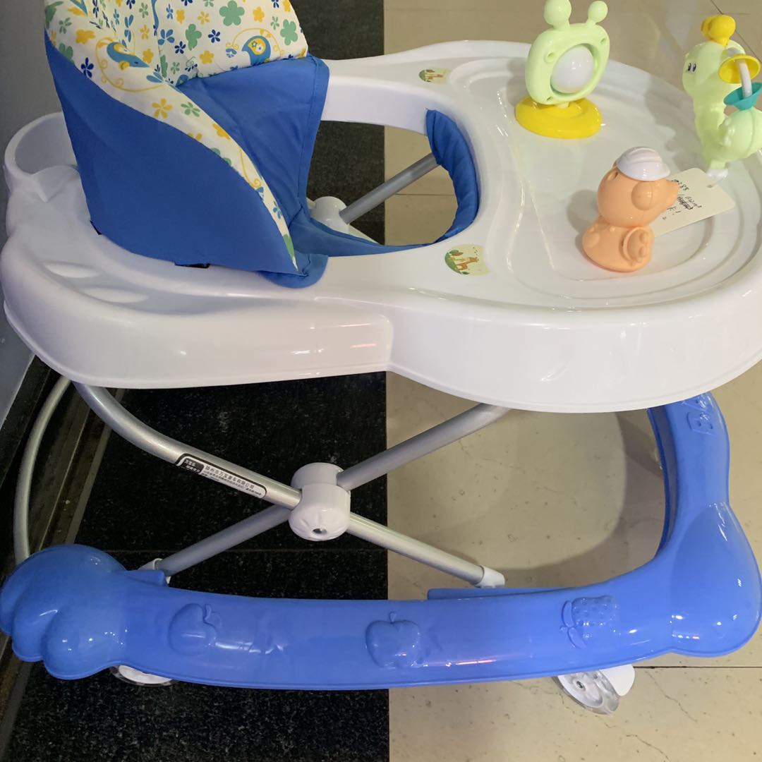 Cute cartoon multi-functional anti-rollover foldable baby walker Specification image
