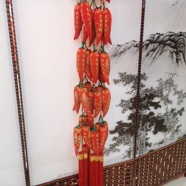 16 pieces of flannel cotton with chili threads Specification image