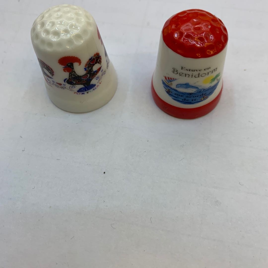 陶瓷手指套手指型摆件工艺品彩绘手指摆件创意陶瓷工艺品