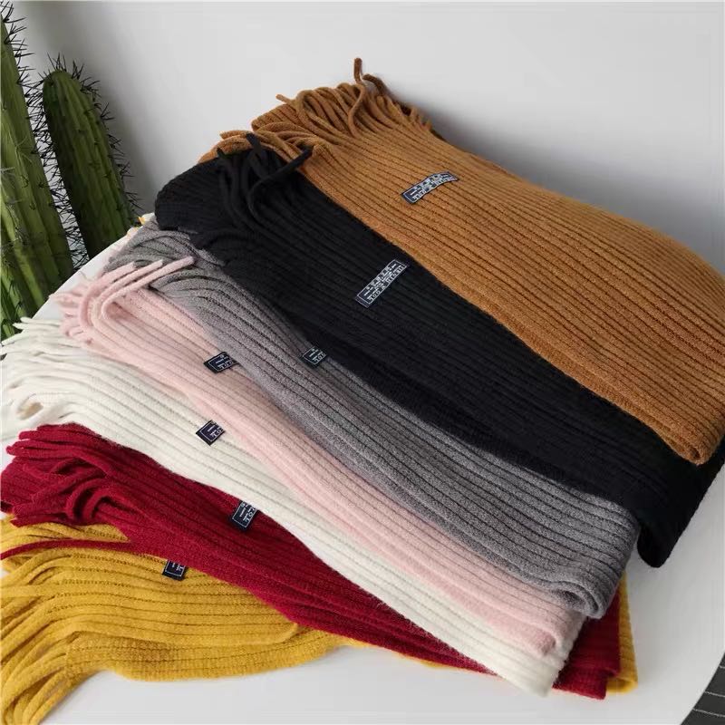 A classic and high-end scarf for casual and versatile use, a stylish long shawl for women in autumn and winter Specification image