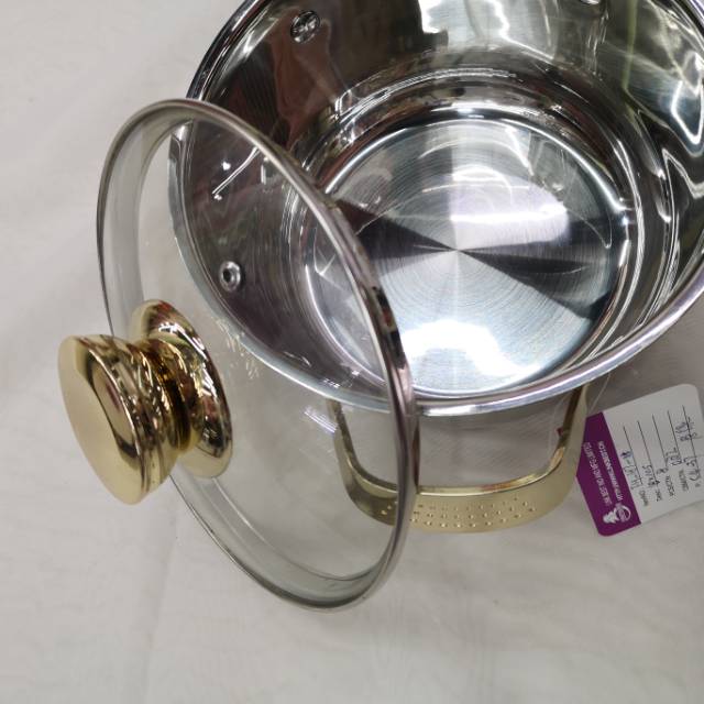 Factory direct sales of stainless steel POTS, stew POTS, milk POTS and boiling POTS, high-end stainless steel POTS Specification image