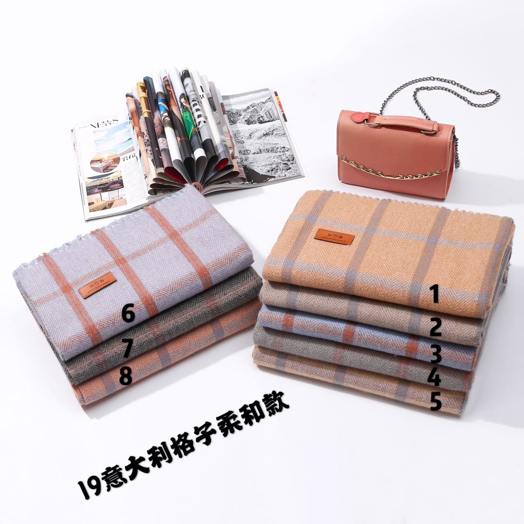 Casual With Classic Long Plaid Warm Shawl For Women details Picture