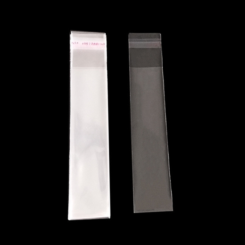 3CMOPP自粘袋现货可定做长条形塑料袋勺子包装袋化妆刷透明袋
