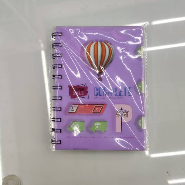 笔记本气球风景记事本塑料外壳加厚纸张日记本厂价直销