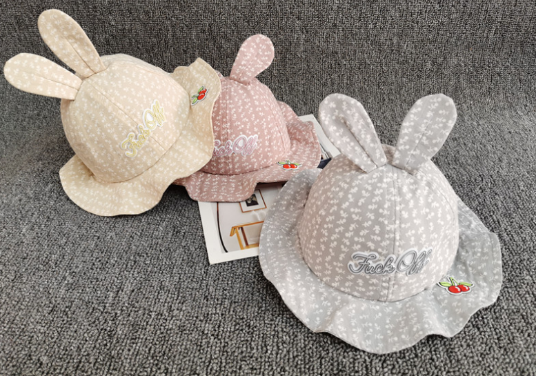 Rabbit Children's Basin Hat New Children's Hat 2020 Spring Baby Fisherman Hat details Picture