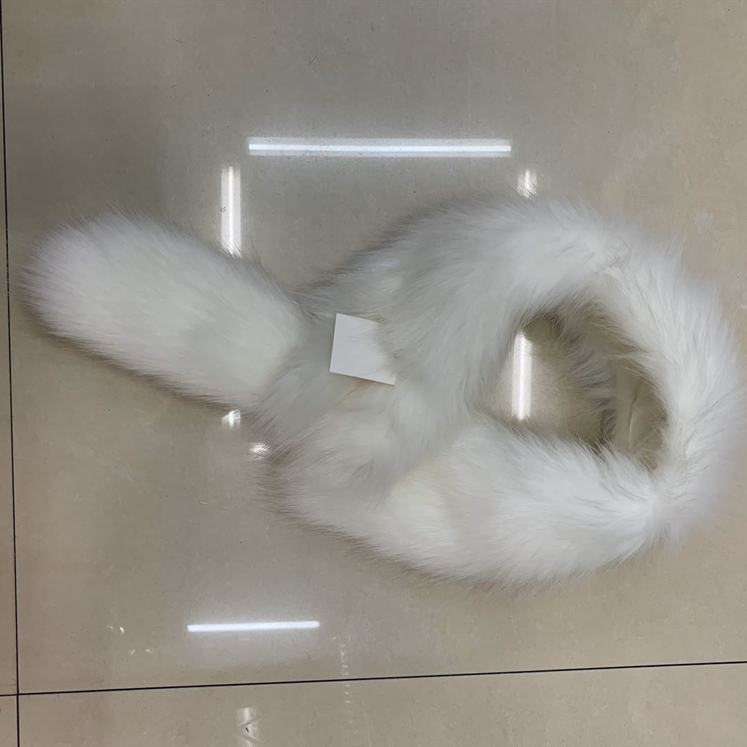 Real Hair Scarf Rabbit Tail Bib Fashion All Manufacturers Direct Sales