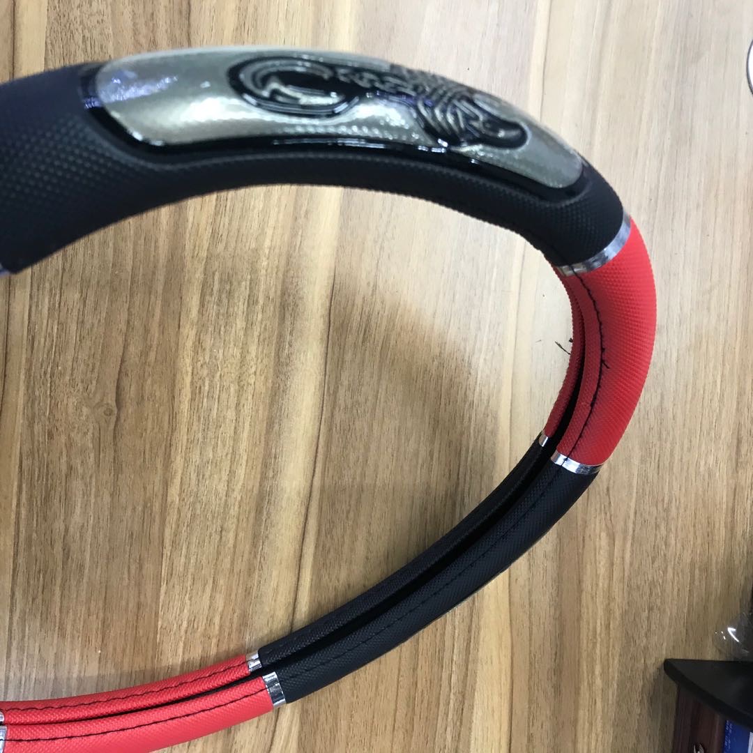 汽车方向盘套四季通用把套防滑吸汗方向盘套车型通用细节图