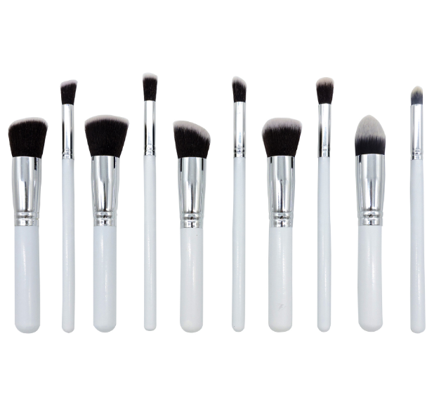 Cash on delivery: 10 sets of 5 large and 5 small makeup brushes, portable beauty tools details Picture