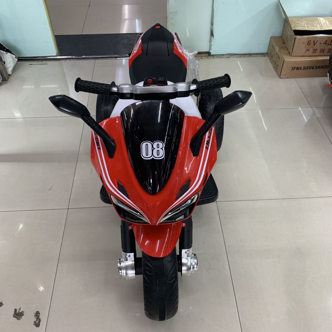 酷炫电动摩托车充电瓶儿童玩具车