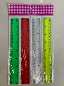 20CM plastic concave ruler straight ruler color opaque ruler thumbnail