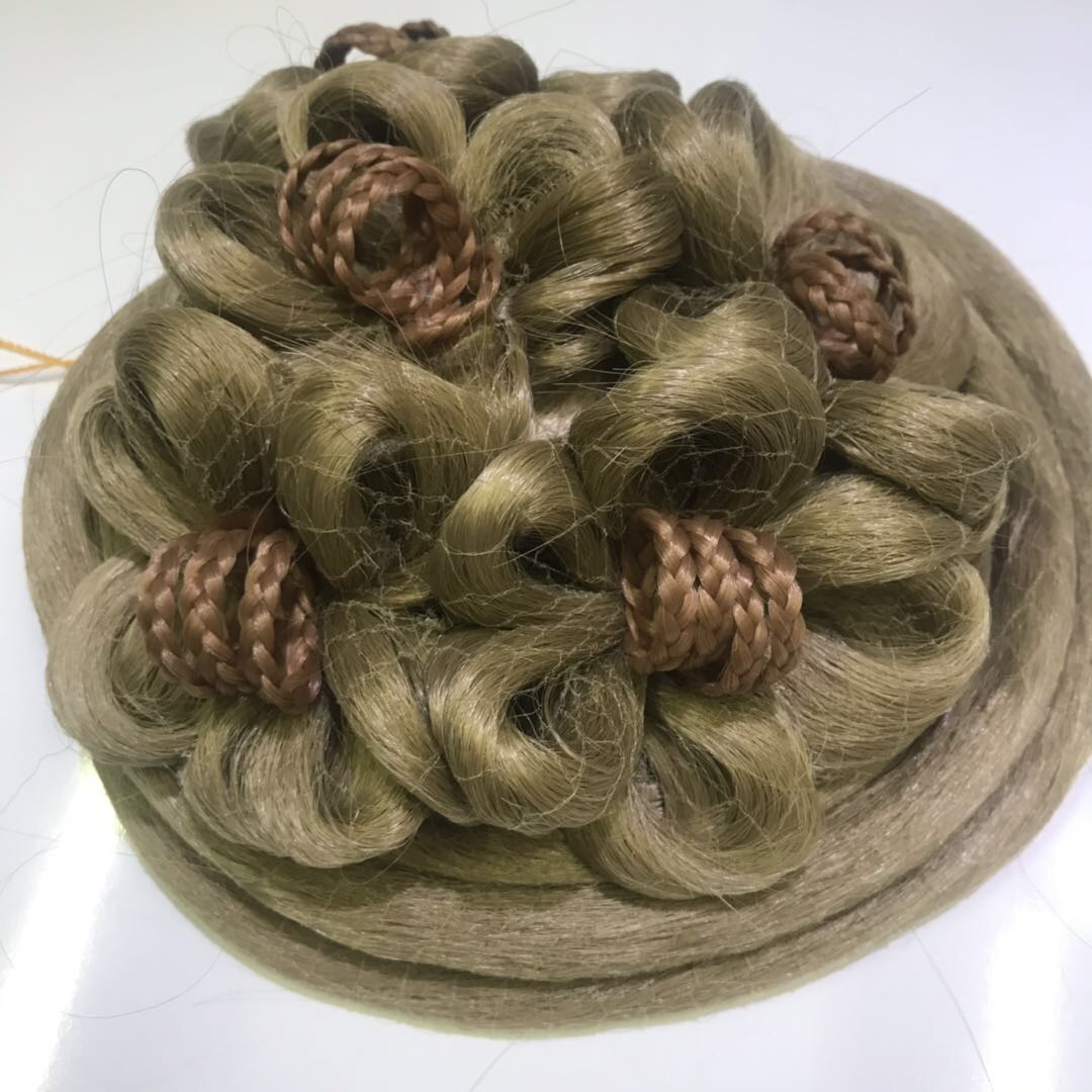 Yiyang Hair Accessories, bridal wigs, synthetic fiber flower wigs and accessories details Picture