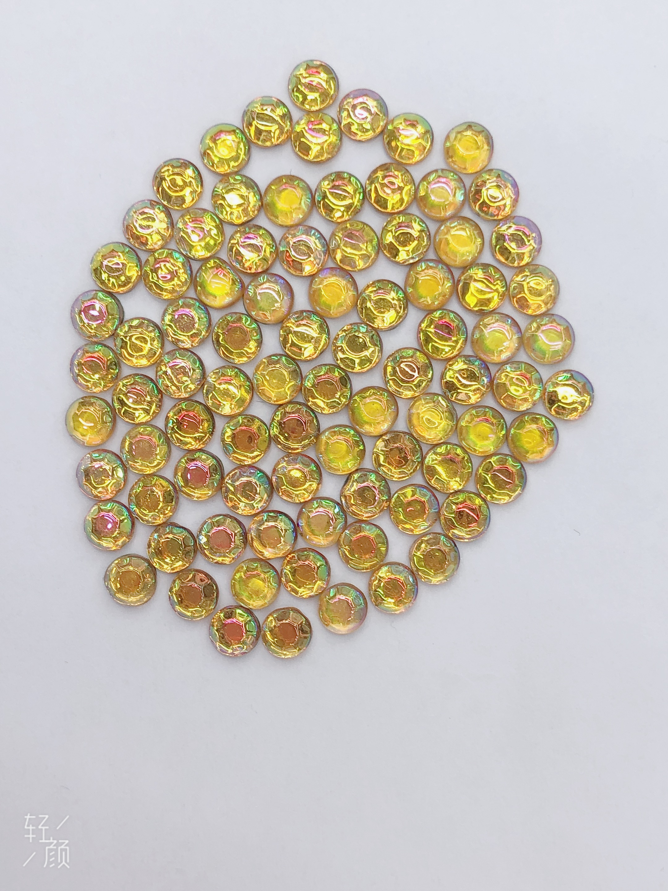 水晶黄SS20一次性钻玻璃烫钻DIY钻