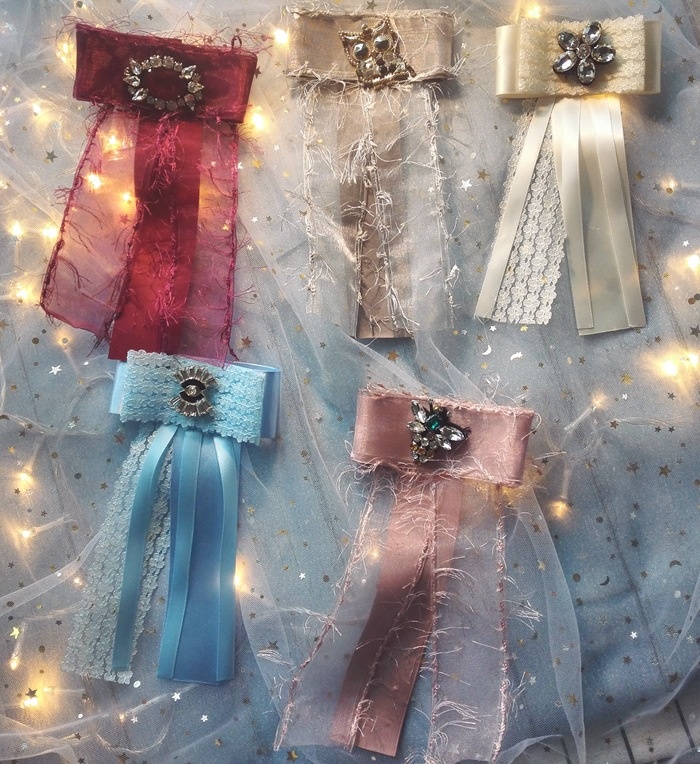 Horseeye Bow Pattern Accessories Clothing Accessories Diy Handmade Accessories Specification drawing
