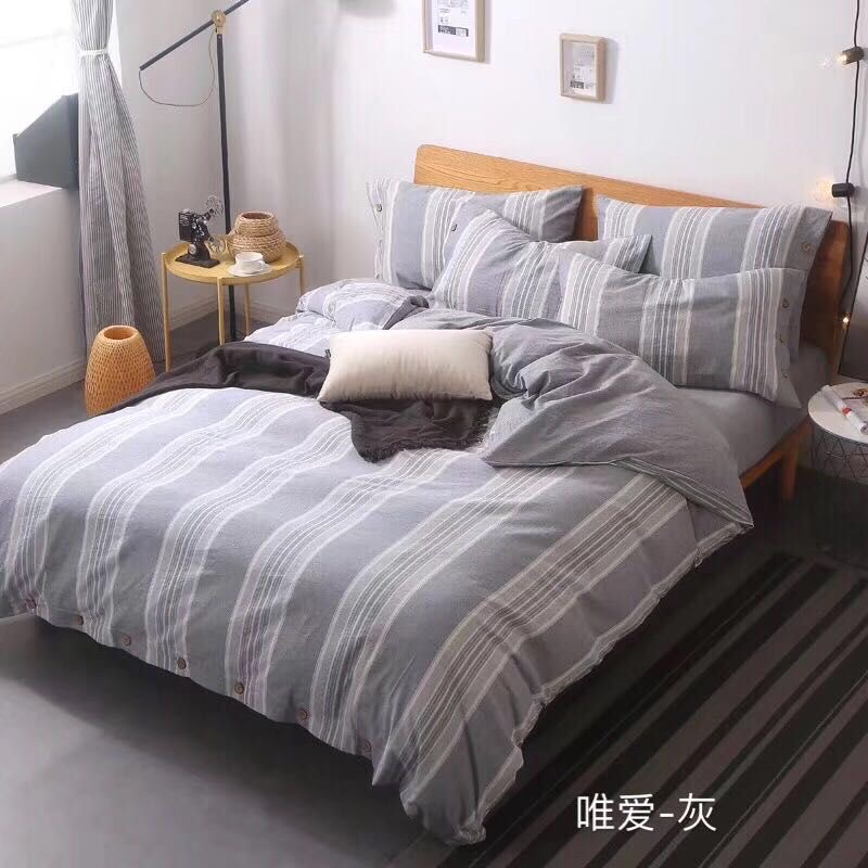 Soft and comfortable close-fitting cotton bedding set of four pieces Specification image