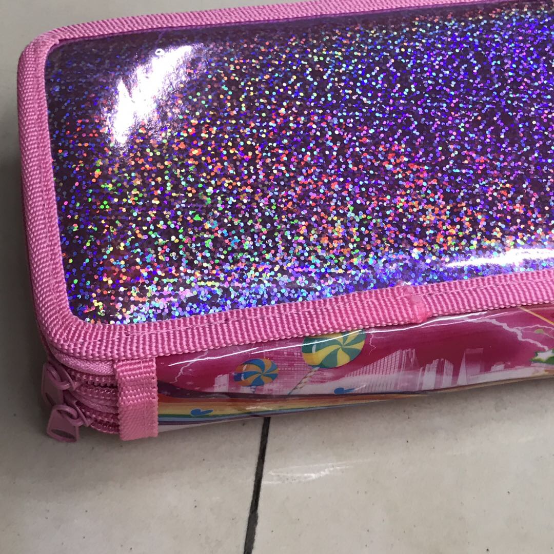 A multi-functional three-layer large-capacity creative student zipper pencil case, stationery box, stationery bag, and designer's pen case Specification image