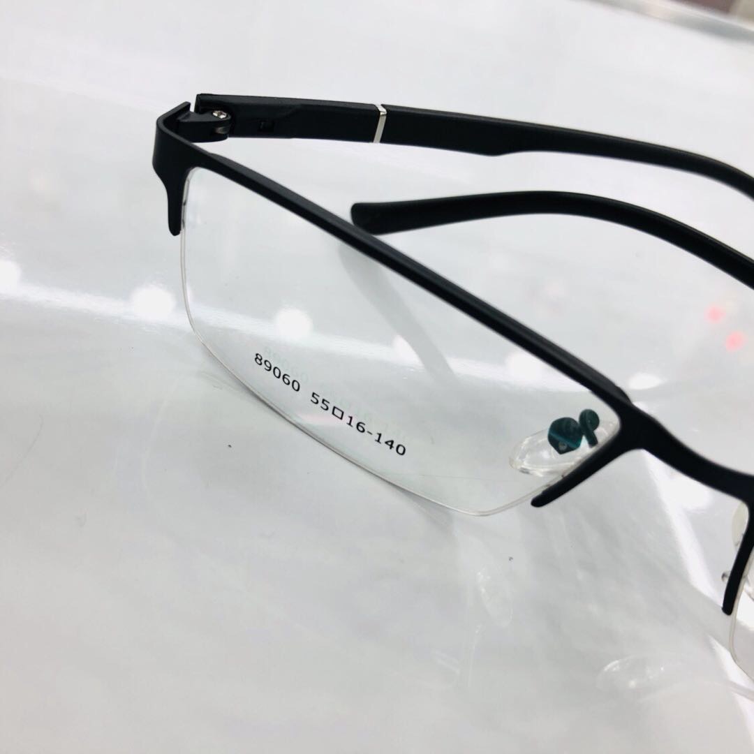博视妮眼镜半框潮网防蓝光近视眼镜可配度数散光眼镜框细节图