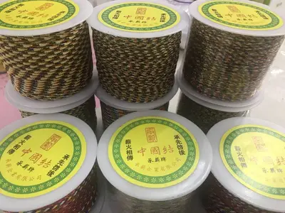 Manufacturers Direct Selling Hand Diy Diamond Knot Line Five-Color Buddha Bead Line