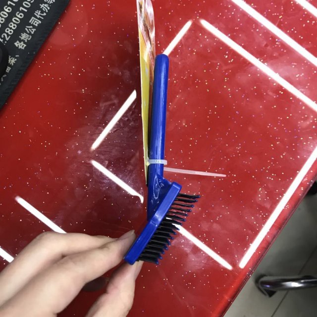 R19宠物除毛梳宠物猫狗刷塑料毛刷细节图